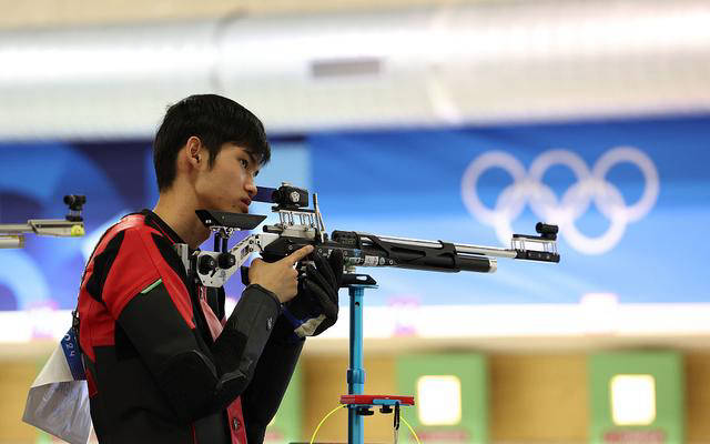 美国代表团在射击比赛中取得大成绩